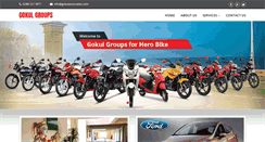 Desktop Screenshot of gokulgroups.com